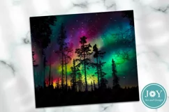 NORTHERN LIGHTS 20oz SKINNY TUMBLER SUBLIMATION DESIGN Product Image 2