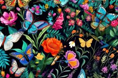 Butterfly Garden Digital Papers - Seamless Patterns Product Image 2