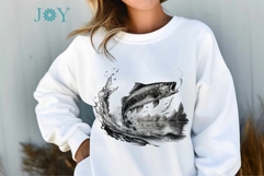 FISH CLIPART PNG SUBLIMATION DESIGN Product Image 2