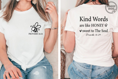 Kind Words Are Like Honey Sweet To The Soul |Bible Verse Product Image 5