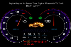 Digital Layout for Power Tune Digital Ultrawide V5 Dash Product Image 2
