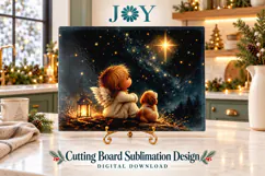 KITCHEN GLASS CUTTING BOARD PNG DESIGN - CHARCUTERIE BOARD Product Image 1