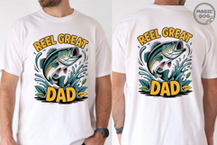 Fishing Dad|Reel Great Dad|Father&#039;s Day Fishing Lover PNG Product Image 2