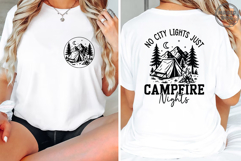 No City Lights Just Campfire Nights|Happy Camper|Camp Life Product Image 2
