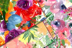 Summer Floral Digital Papers - Seamless Patterns Product Image 2
