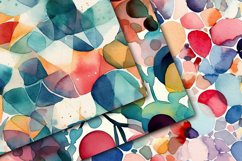 Abstract Watercolor Digital Papers - Seamless Patterns Product Image 2