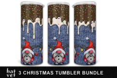 Christmas Gnome Tumbler Sublimation Bundle | 20 Oz Wrap PNG Product Image 3