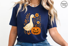 Boho Halloween Goose|Halloween Silly Goose Floral Product Image 4