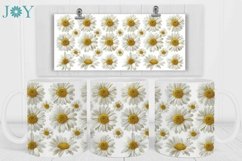 DAISIES COFFEE MUG WRAP SUBLIMATION DESIGN Product Image 2