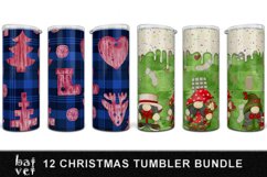 Christmas Tumbler Bundle | 20 Oz Skinny Tumbler Sublimation Product Image 3