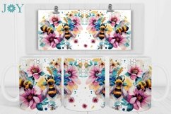 BEES MUG WRAP SUBLIMATION DESIGN Product Image 2