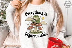 Everything is Figureoutable|Mental Health Inspirational Frog Product Image 2