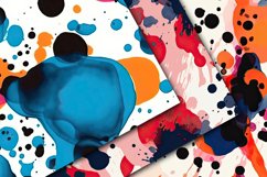 Ink Blots Digital Papers - Seamless Patterns Product Image 3