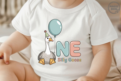 One Silly Goose Birthday Birthday Goose Boy and Girl Party Product Image 2