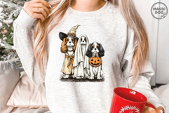 Halloween Ghost Spaniel Dog|Pumpkin Dog Boo Dog Halloween Product Image 2