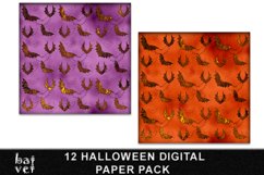Halloween Digital Paper| Bat Background Bundle Product Image 3