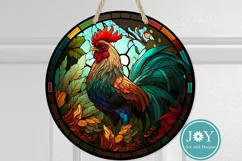 ROOSTER PNG CLIPART FOR DOOR HANGER, COASTERS AND MORE Product Image 2
