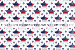 USA Flag Patriotic Star Seamless Pattern Product Image 2