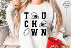 Touchdown Season|Football Season Game Day|Ballpark Mom SVG Product Image 2