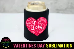 Love Heart Valentine Sublimation I Romantic Sublimation Product Image 2