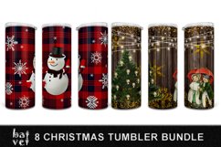 Christmas Tumbler Bundle | 20 Oz Skinny Tumbler Sublimation Product Image 2