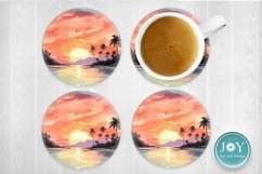 SUNSET 11oz 12oz 15oz COFFEE MUG SUBLIMATION WRAP TEMPLATE Product Image 3