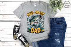 Fishing Dad|Reel Great Dad|Father&#039;s Day Fishing Lover PNG Product Image 4