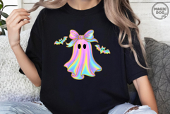 Coquette Halloween|Iridescent Ghost|Girly Halloween PNG Product Image 3