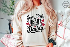 Sorry Boys My Heart Belongs To Daddy|Valentine&#039;s Day Product Image 3