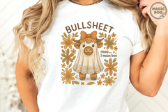 Bull Sheet Halloween Cow|Highland Cow Ghost|Spooky Season Product Image 3