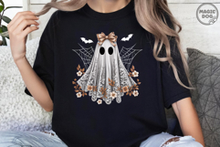 Cute Lace Ghost PNG|Halloween Boo Lace Bow|Coquette Ghost Product Image 3