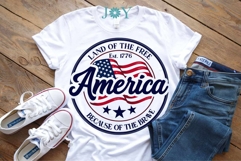 America Clipart PNG Sublimation Design Product Image 4