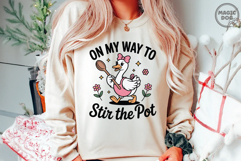 On My Way To Stir The Pot Funny Goose Meme Sarcastic Humor Product Image 3