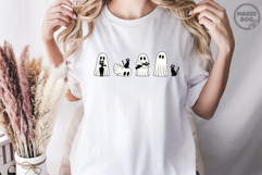 Halloween Ghost and Black Cat|Spooky Season Black Cat SVG Product Image 4