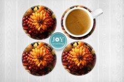 FALL MUG SUBLIMATION DESIGN, COFFEE MUG WRAP Product Image 3