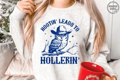 Vintage Western Owl|Country Cow Boy Owl|Funny Owl Saying Product Image 3