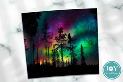 NORTHERN LIGHTS 20oz SKINNY TUMBLER SUBLIMATION DESIGN Product Image 3