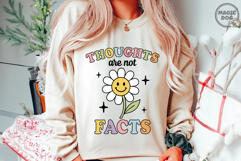 Thoughts Are Not Facts Daisy|Mental Health Funny| Anxiety Product Image 3