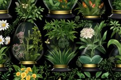 Botanical Glass Domes Digital Papers - Seamless Patterns Product Image 5