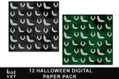 Halloween Digital Paper| Bat Background Bundle Product Image 2