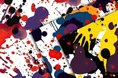 Ink Blots Digital Papers - Seamless Patterns Product Image 2