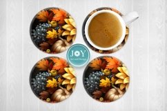 FALL MUG SUBLIMATION DESIGN, COFFEE MUG WRAP Product Image 3