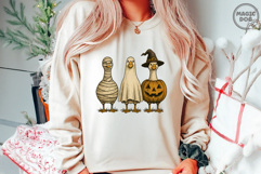 Halloween Goose Skeleton Goose Boo Goose|Spooky Goose PNG Product Image 3