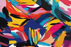 Abstract Brushstrokes Digital Papers - Seamless Patterns Product Image 3