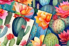 Cactus Bliss Digital Papers - Seamless Patterns Product Image 3
