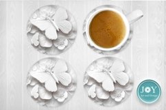 BUTTERFLIES 11oz 12oz 15oz COFFEE MUG SUBLIMATION WRAP Product Image 3
