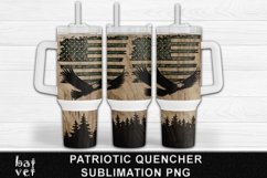 Patriotic Quencher Tumbler | Patriotic Sublimation for Men Product Image 3