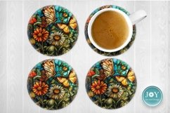 BUTTERFLIES 11oz 12oz 15oz COFFEE MUG SUBLIMATION WRAP Product Image 3
