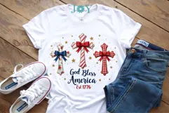 God Bless America Clipart PNG Sublimation Design Product Image 1