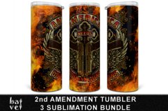 Second Amendment Tumbler Bundle | Patriotic Tumbler Wrap PNG Product Image 3